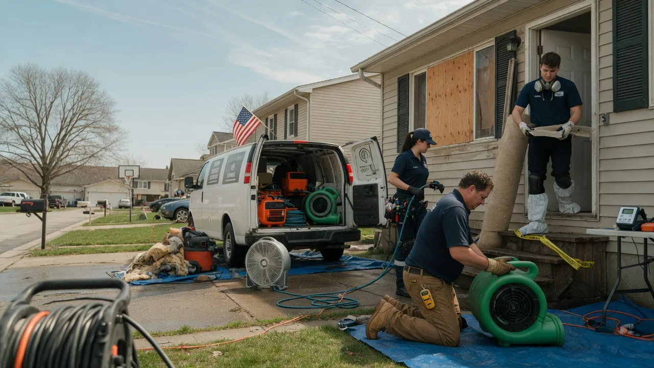 Water Damage Restoration in Aniwa, WI near me